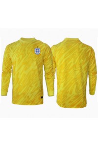 Fotbalové Dres Anglie Brankářské Venkovní Oblečení ME 2024 Dlouhý Rukáv